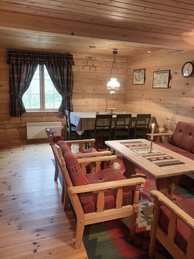  Simple but very cozy open living room, kitchen and dining area. 