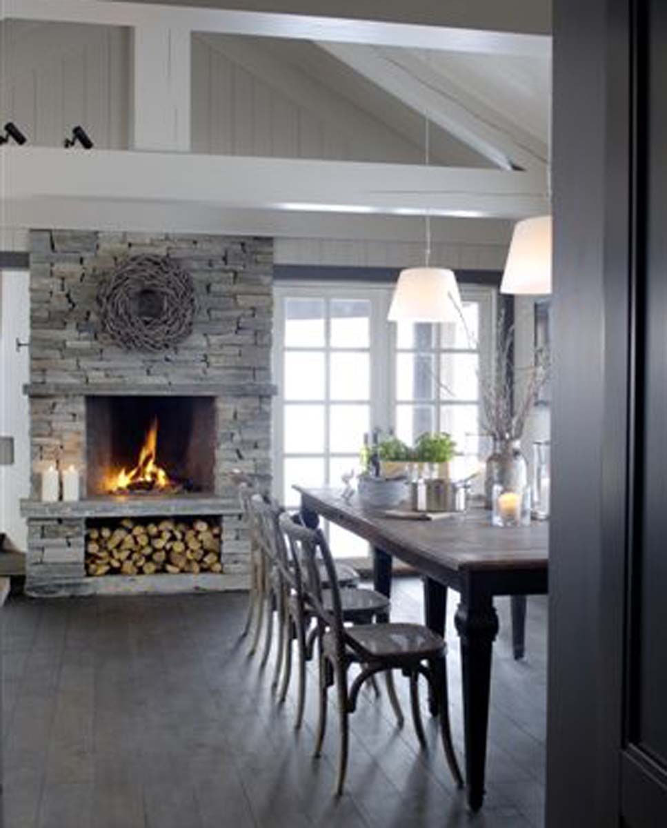  The cottage has a completed modern interior with great furniture and material choices. 