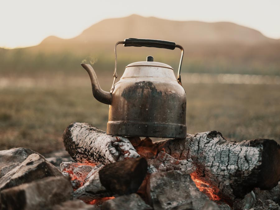  Gathering around the fire has worked for years and will never be wrong.  