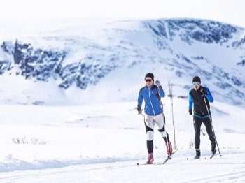  The cross-country track is in the immediate vicinity and easily leads you to the high mountains. 